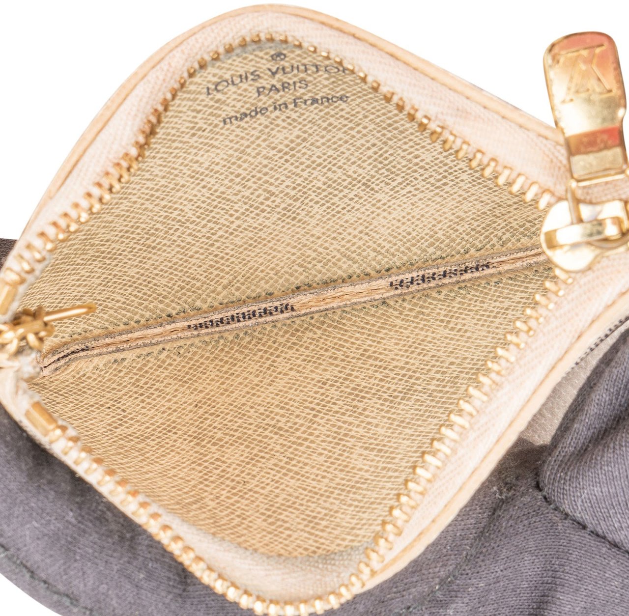 Louis Vuitton Monogram Damier Azur Canvas Cles Key Pouch Blauw