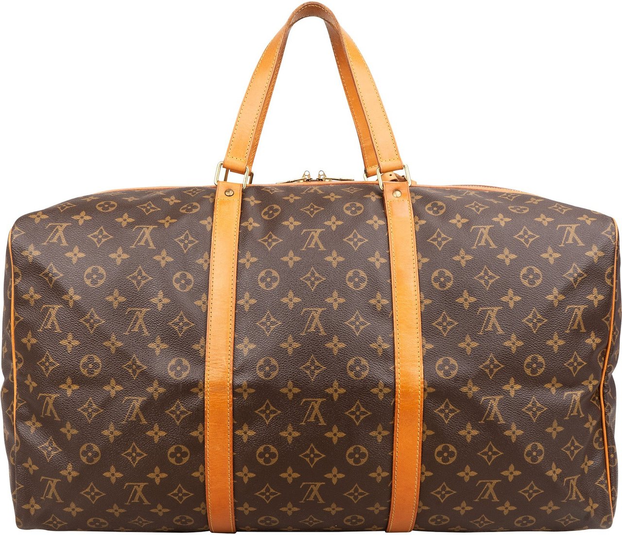 Louis Vuitton Monogram Canvas Sac Souple 55 Travel Bag Bruin