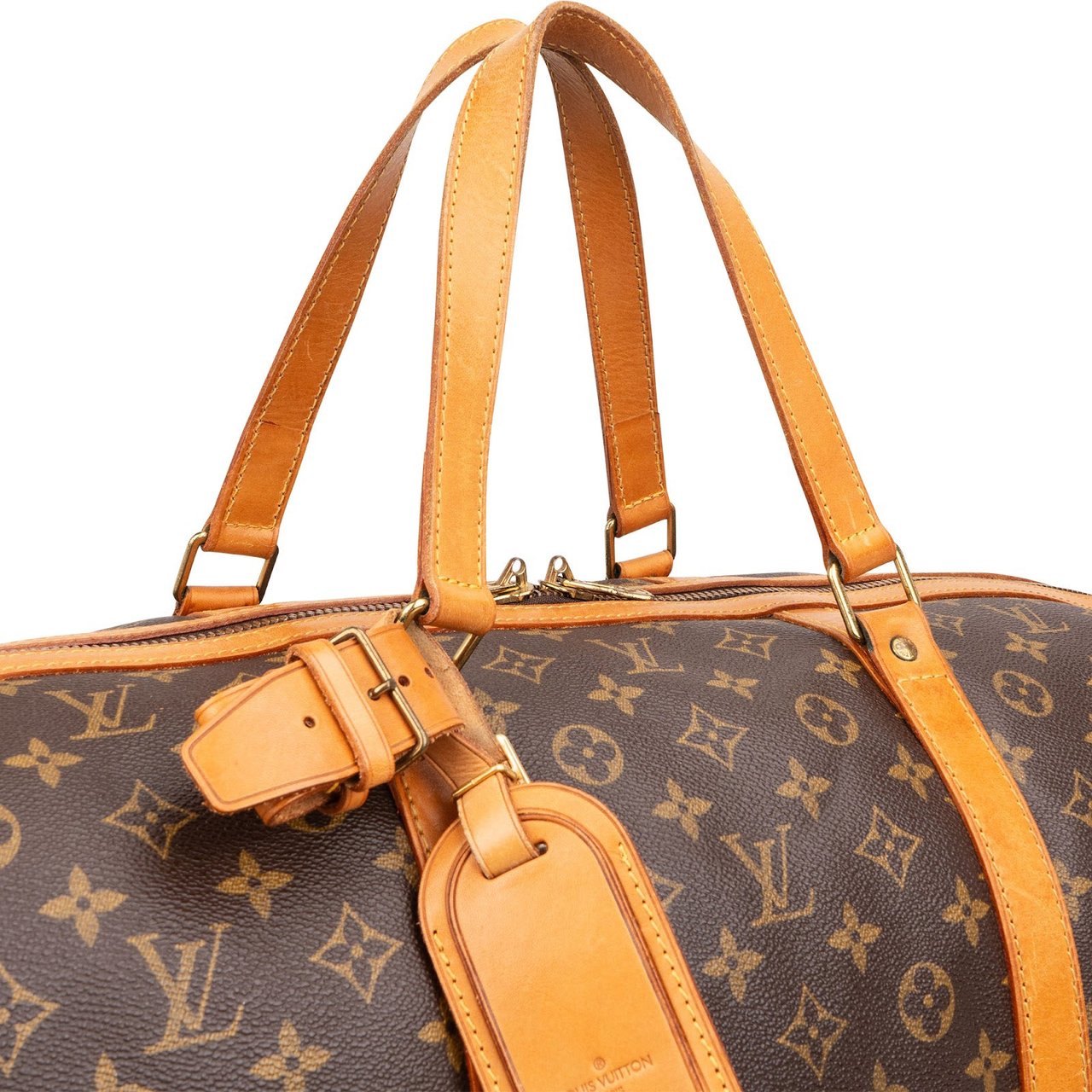 Louis Vuitton Monogram Canvas Sac Souple 55 Travel Bag Bruin