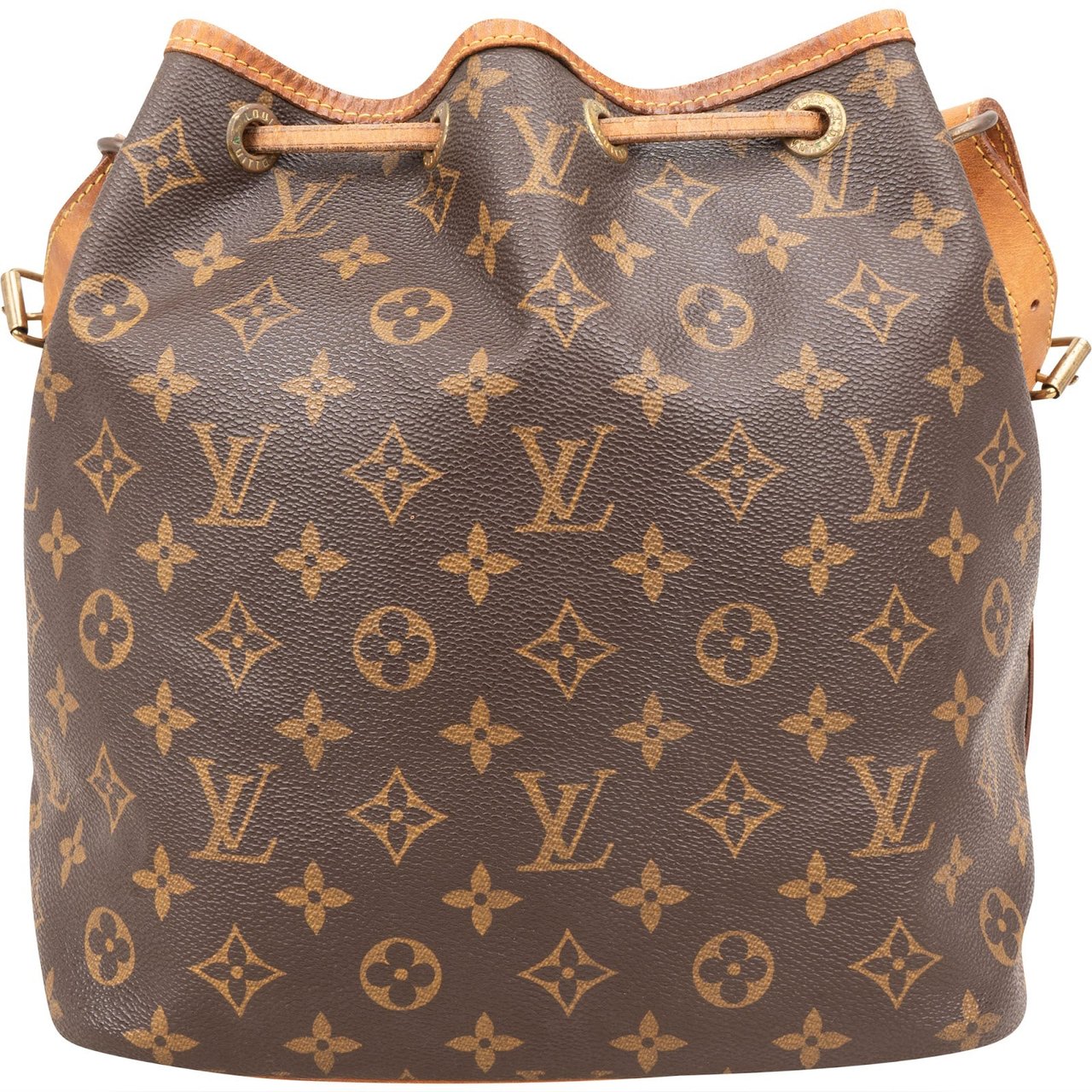 Louis Vuitton Monogram Canvas Sac Noé Petit Shoulder Bag Bruin