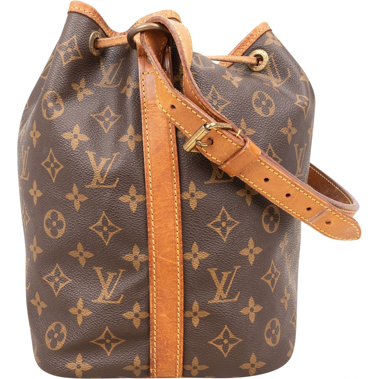 Louis Vuitton Monogram Canvas Sac Noé Petit Shoulder Bag Bruin