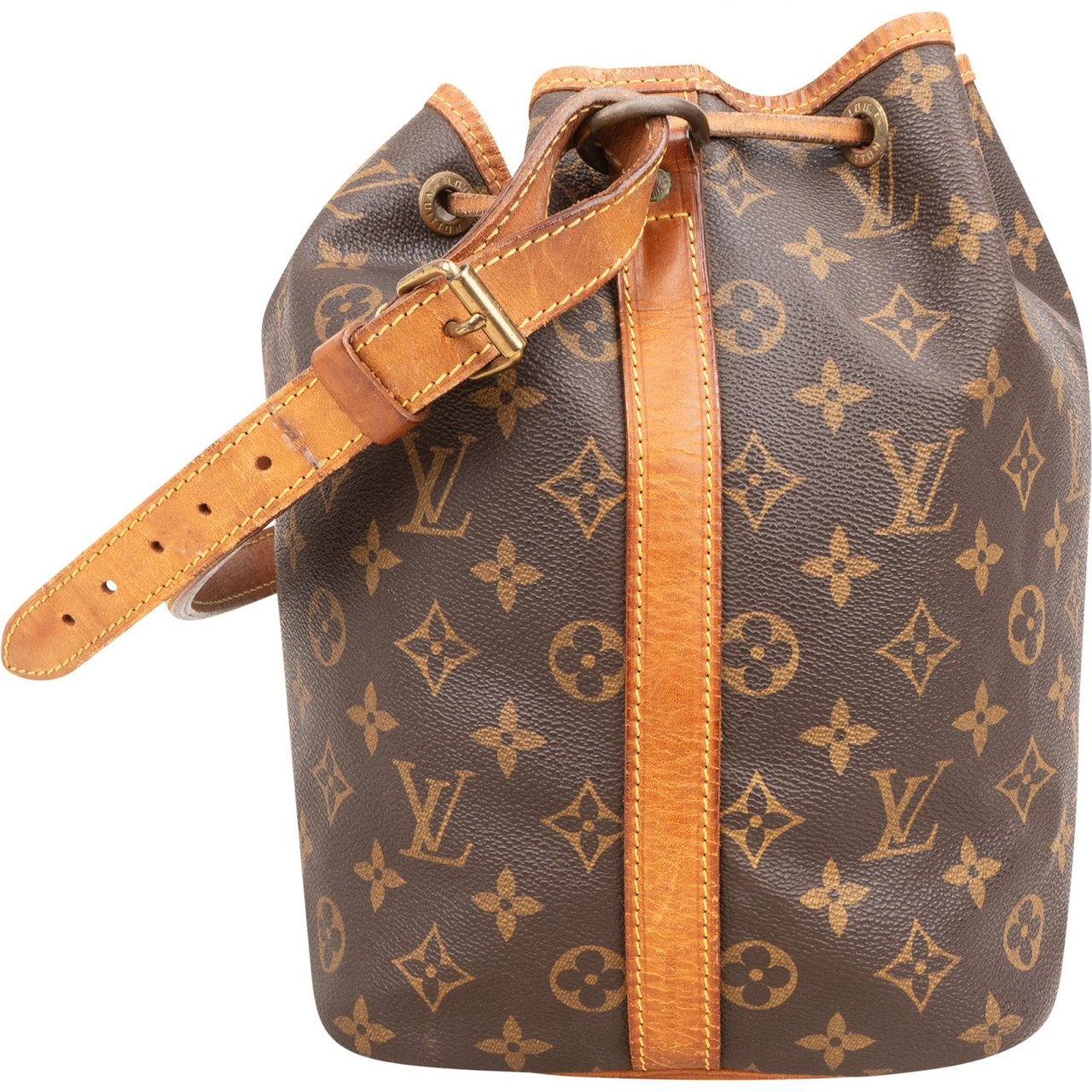 Louis Vuitton Monogram Canvas Sac Noé Petit Shoulder Bag Bruin