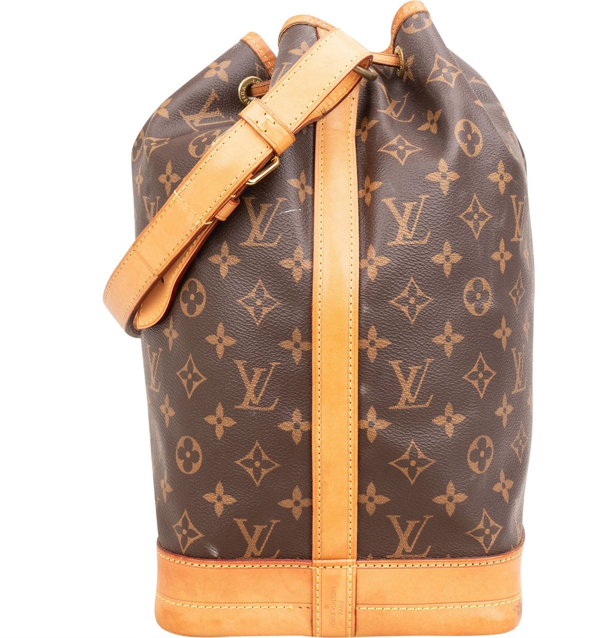 Louis Vuitton Monogram Canvas Sac Noé Grande Shoulder Bag Bruin