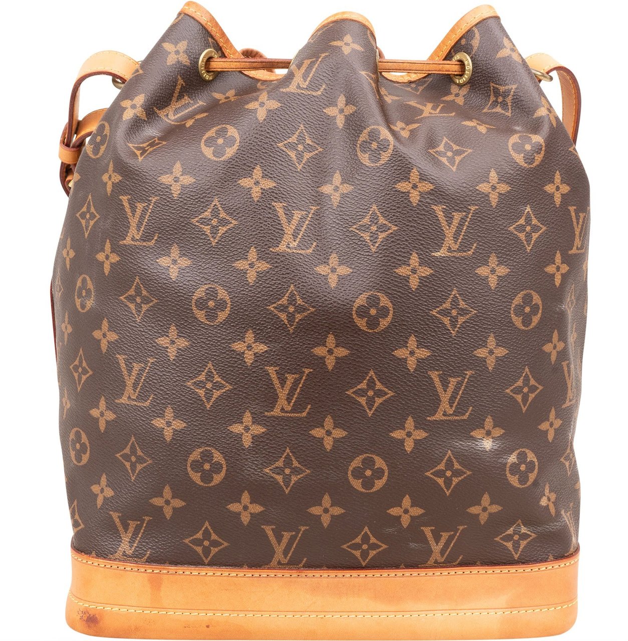 Louis Vuitton Monogram Canvas Sac Noé Grande Shoulder Bag Bruin