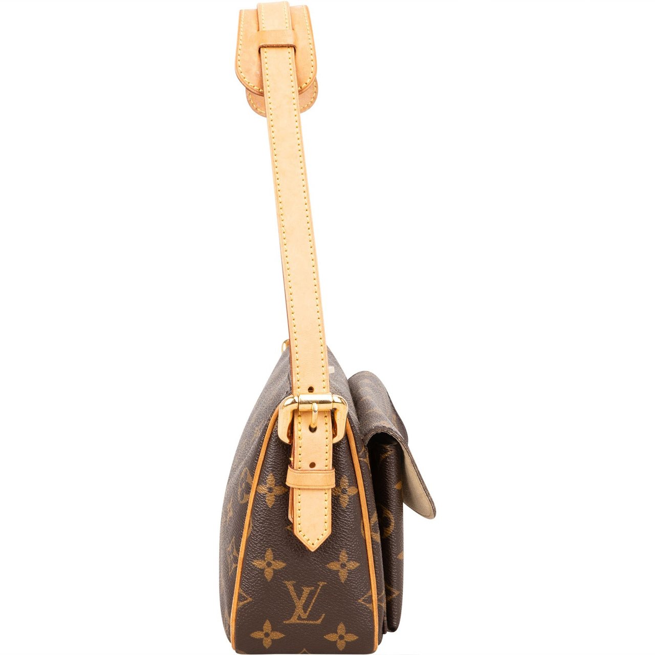 Louis Vuitton Monogram Canvas Ravello GM Shoulder Bag Bruin