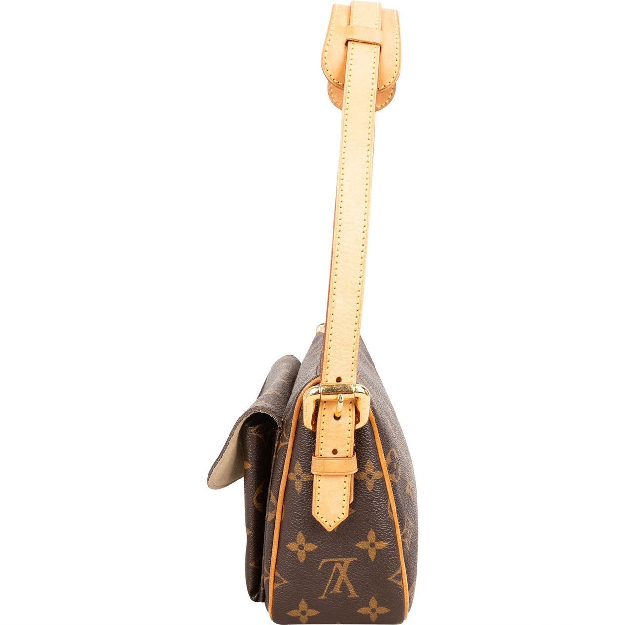 Louis Vuitton Monogram Canvas Ravello GM Shoulder Bag Bruin