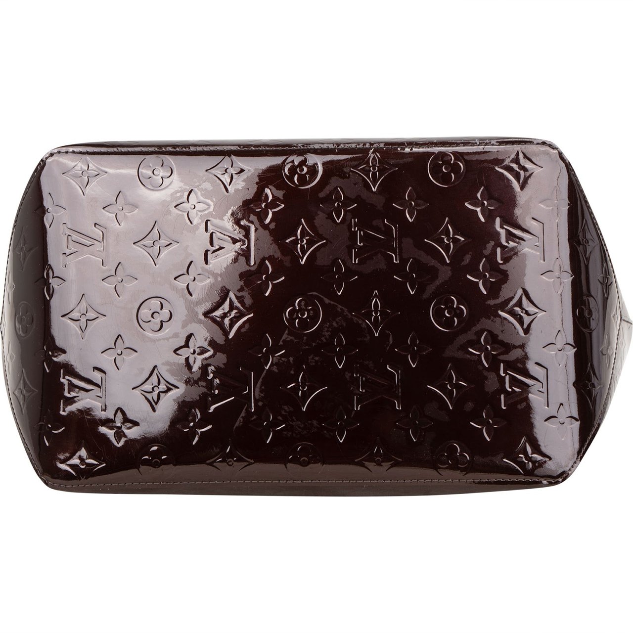 Louis Vuitton Monogram Vernis Leather Bellevue GM Shoulder Bag Bruin