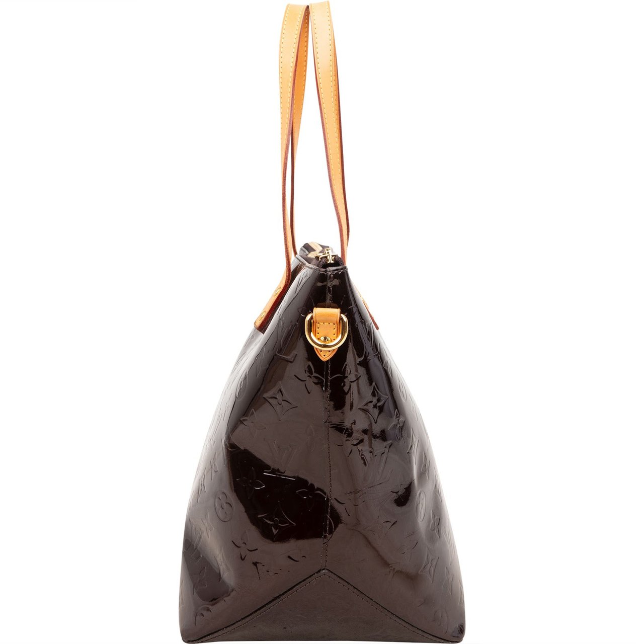 Louis Vuitton Monogram Vernis Leather Bellevue GM Shoulder Bag Bruin