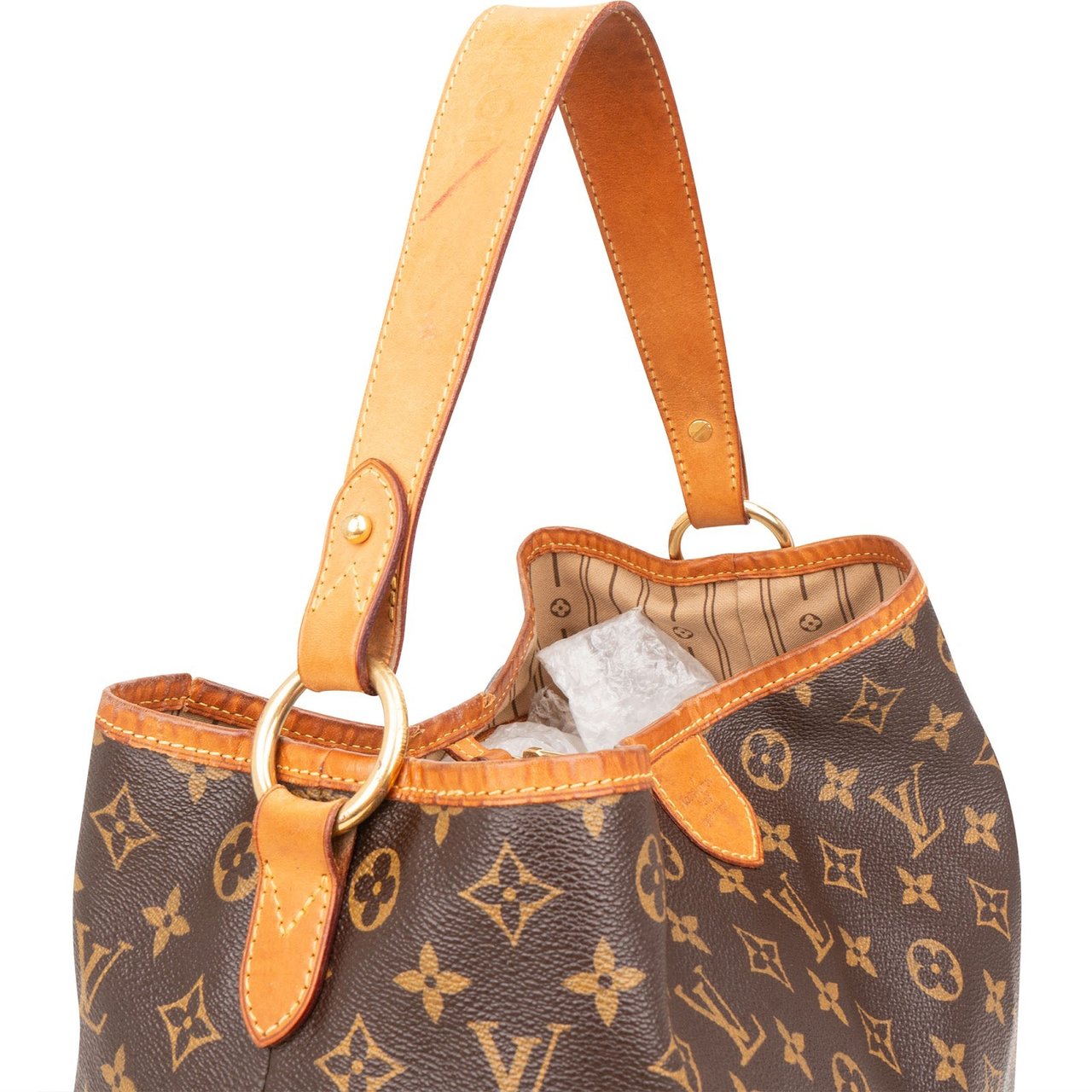 Louis Vuitton Monogram Canvas Delightful PM Shoulder Bag Bruin