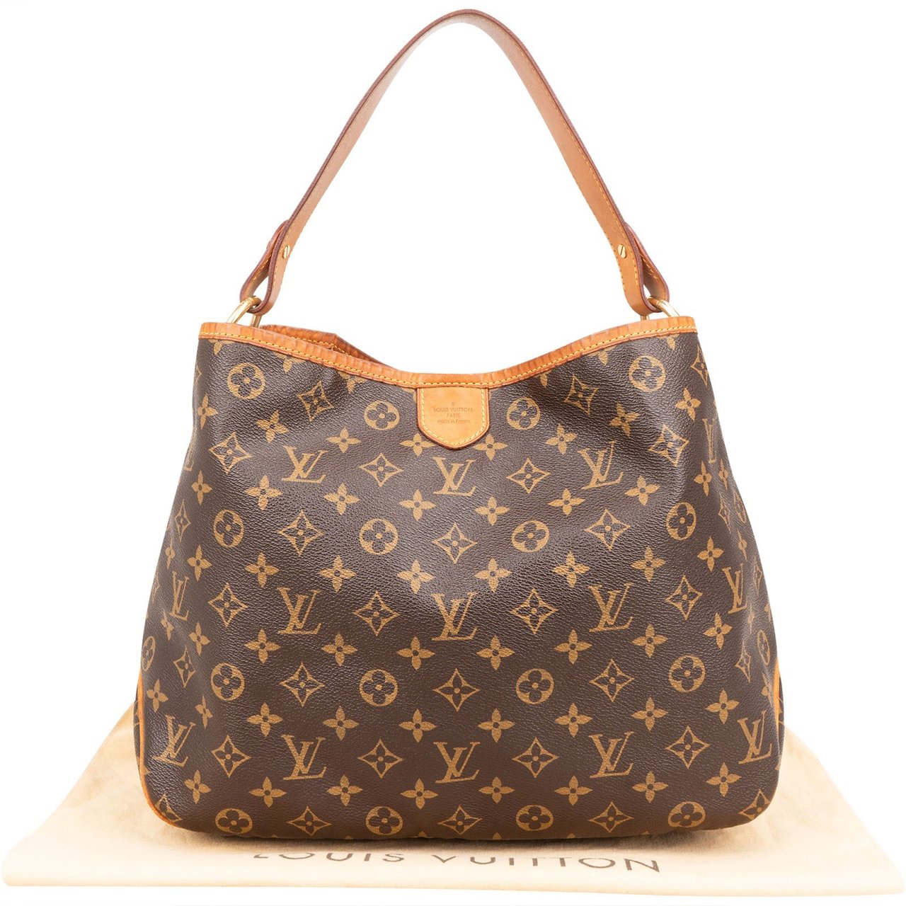 Louis Vuitton Monogram Canvas Delightful PM Shoulder Bag Bruin