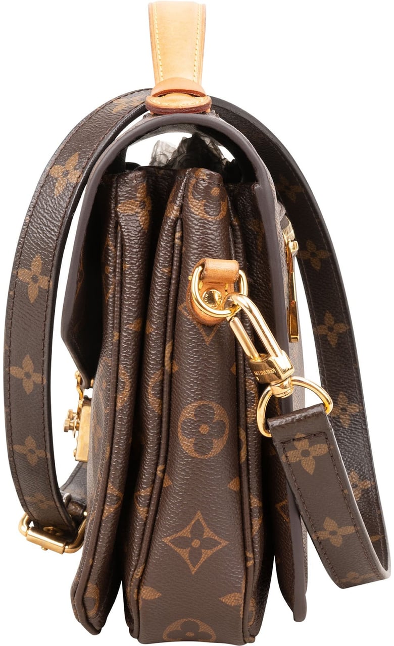 Louis Vuitton Monogram Canvas Pochette Métis Handbag Bruin