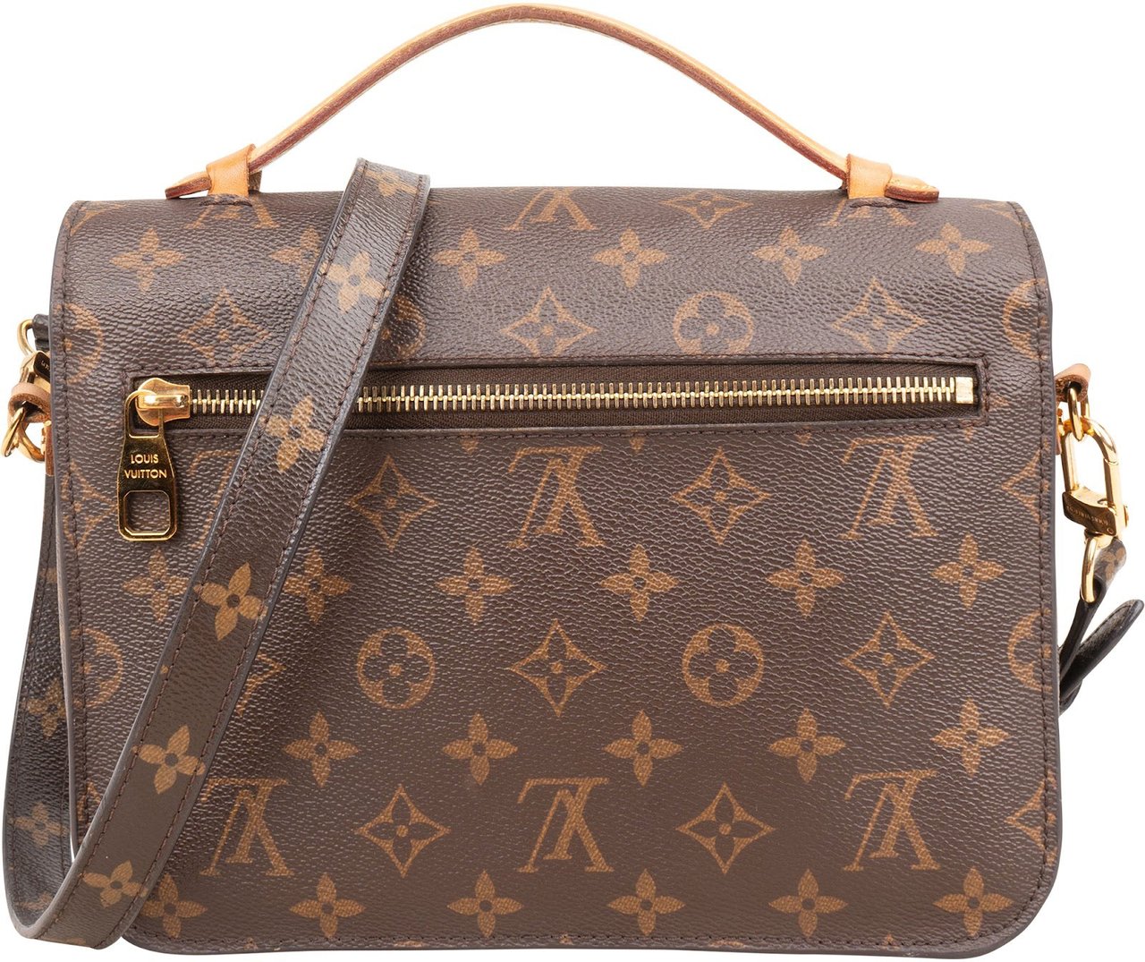 Louis Vuitton Monogram Canvas Pochette Métis Handbag Bruin