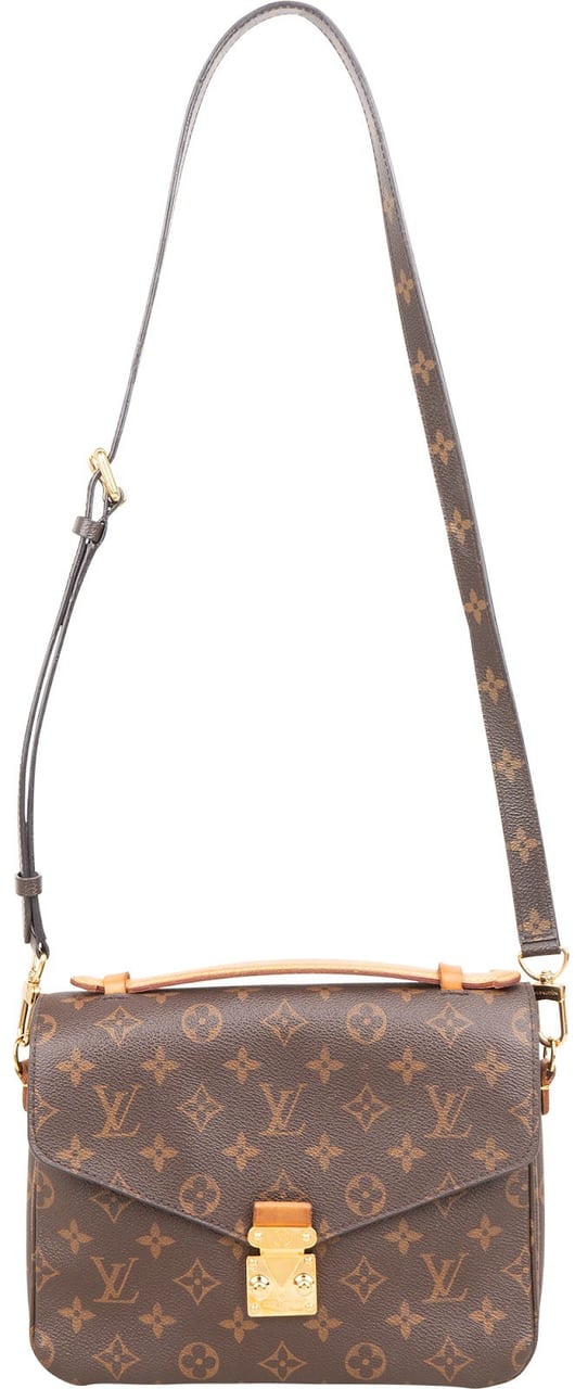 Louis Vuitton Monogram Canvas Pochette Métis Handbag Bruin