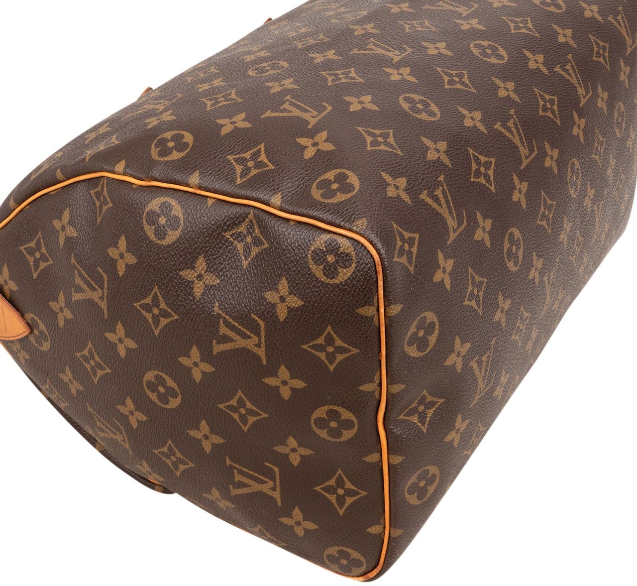 Louis Vuitton Monogram Canvas Speedy 35 Handbag Bruin