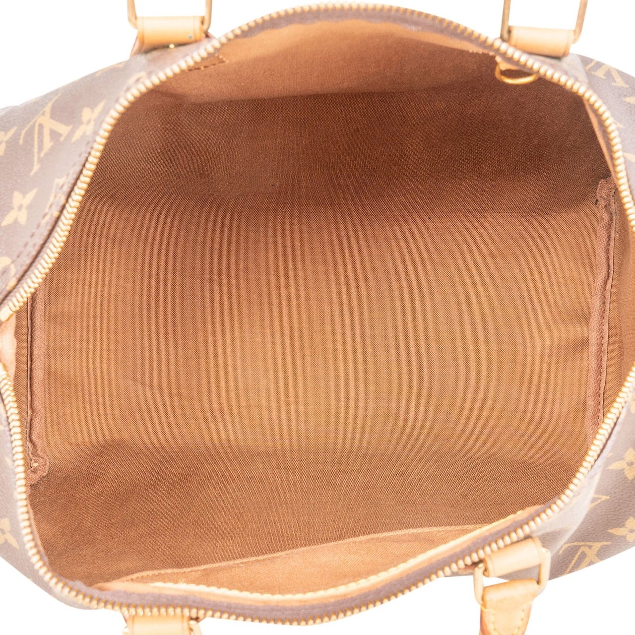 Louis Vuitton Monogram Canvas Speedy 35 Handbag Bruin