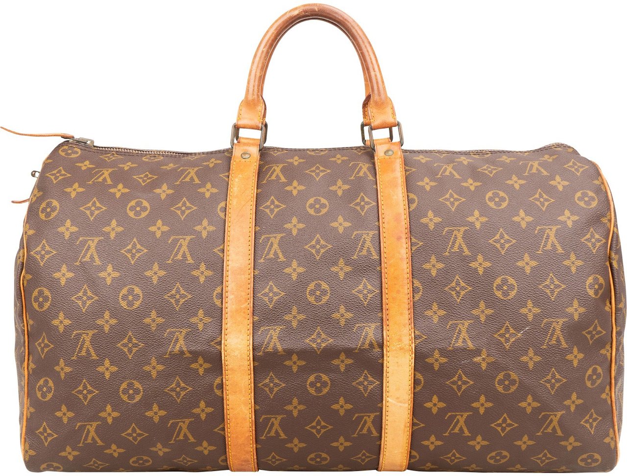 Louis Vuitton Monogram Canvas Keepall 50 Travel Bag Bruin