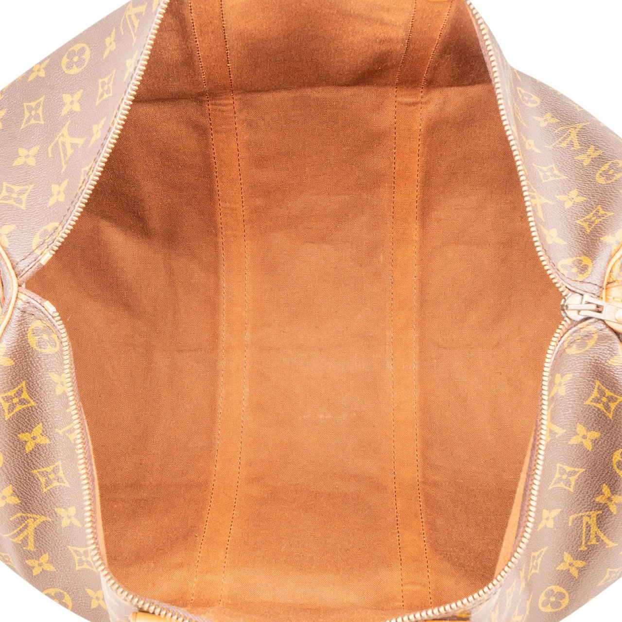 Louis Vuitton Monogram Canvas Keepall 50 Travel Bag Bruin