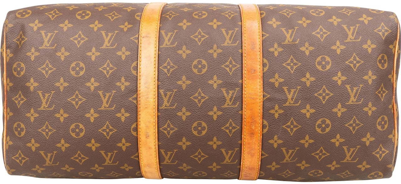 Louis Vuitton Monogram Canvas Keepall 50 Travel Bag Bruin
