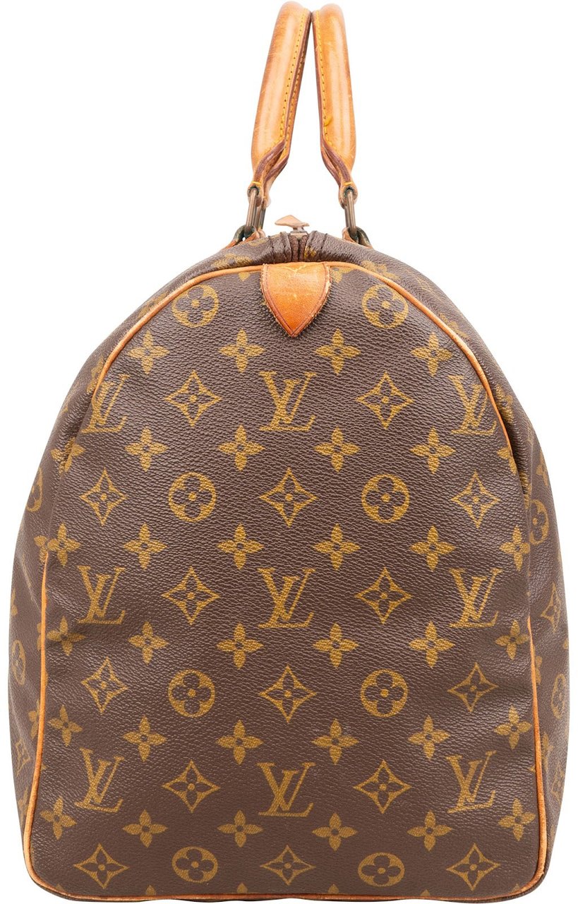 Louis Vuitton Monogram Canvas Keepall 50 Travel Bag Bruin