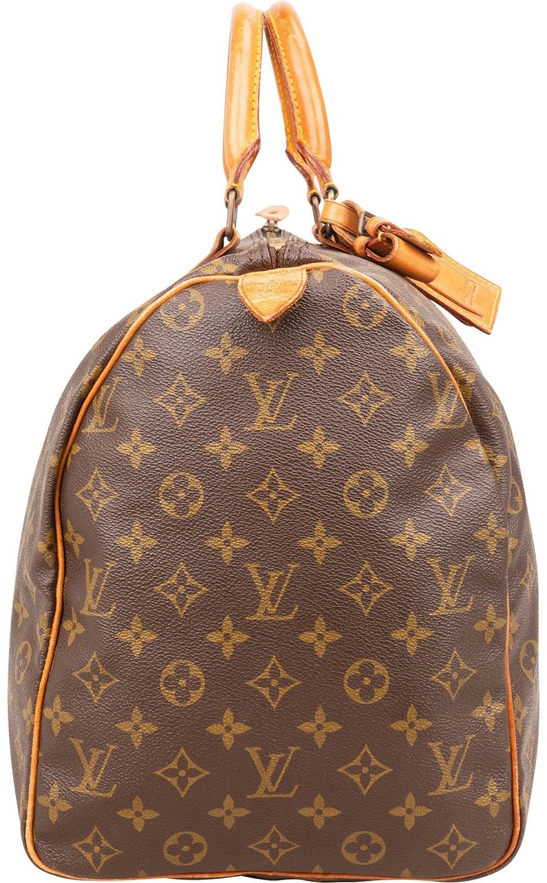 Louis Vuitton Monogram Canvas Keepall 50 Travel Bag Bruin