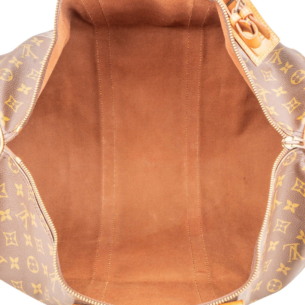 Louis Vuitton Monogram Canvas Keepall 50 Travel Bag Bruin