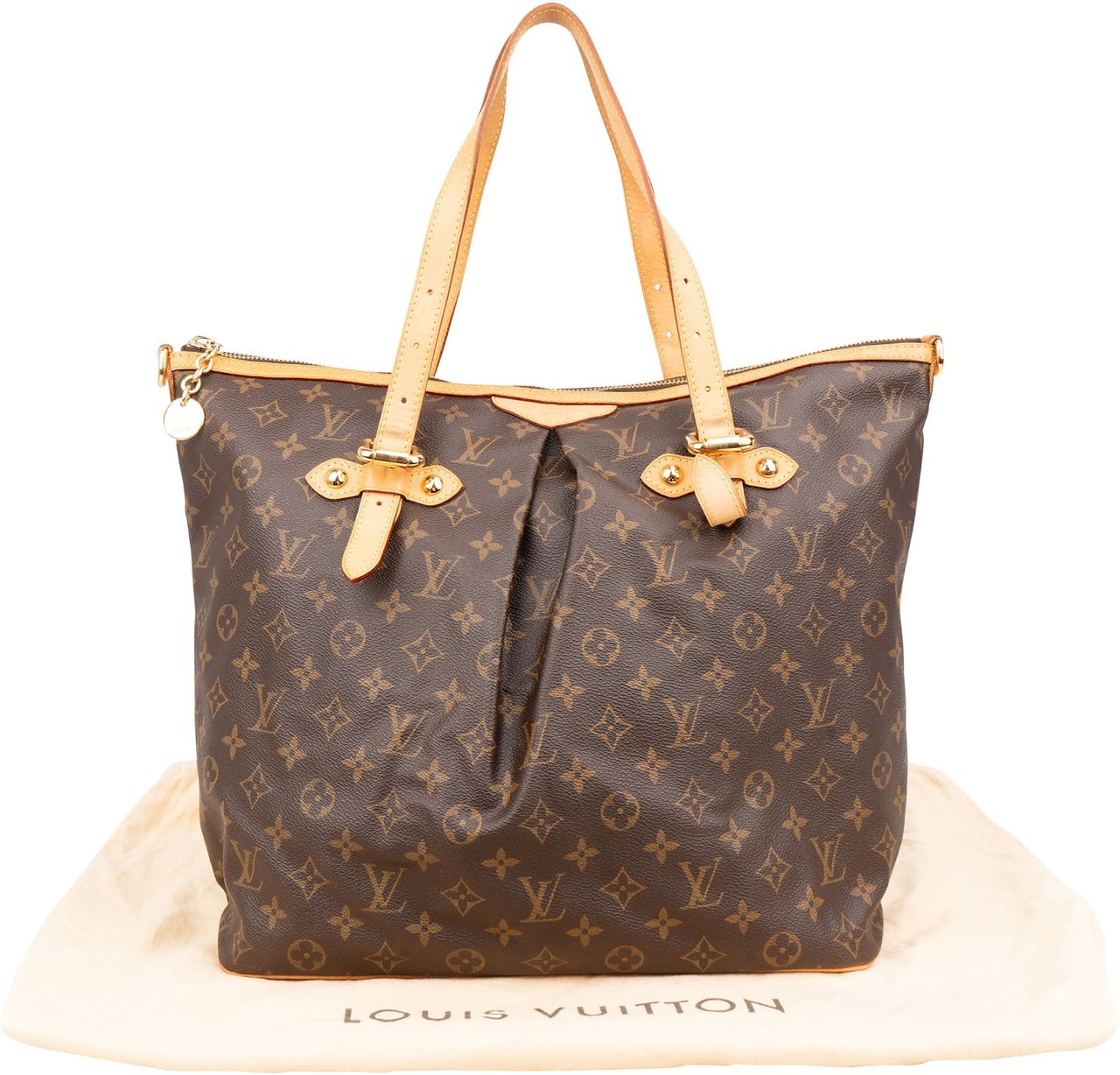 Louis Vuitton Monogram Canvas Palermo GM Shoulder Bag Bruin