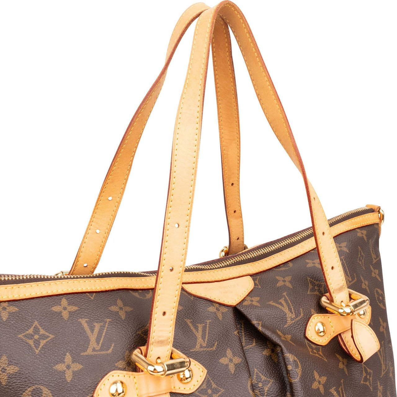 Louis Vuitton Monogram Canvas Palermo GM Shoulder Bag Bruin