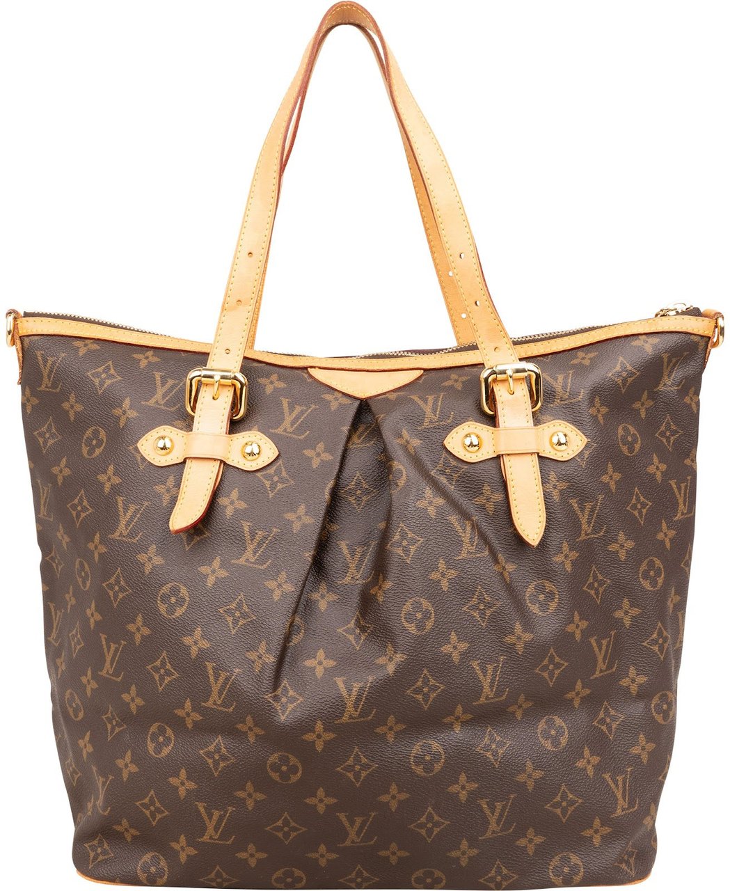 Louis Vuitton Monogram Canvas Palermo GM Shoulder Bag Bruin