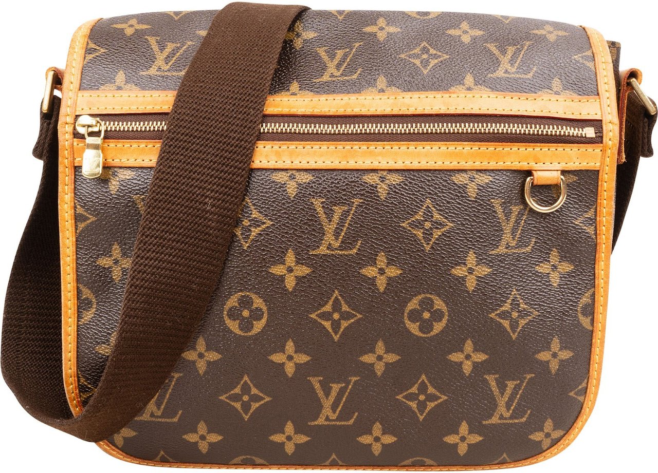 Louis Vuitton Monogram Canvas Bosphore PM Messenger Crossbody Bag Bruin