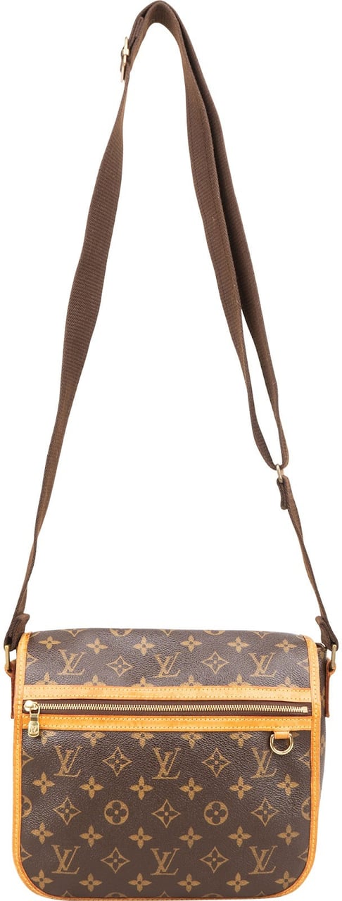 Louis Vuitton Monogram Canvas Bosphore PM Messenger Crossbody Bag Bruin
