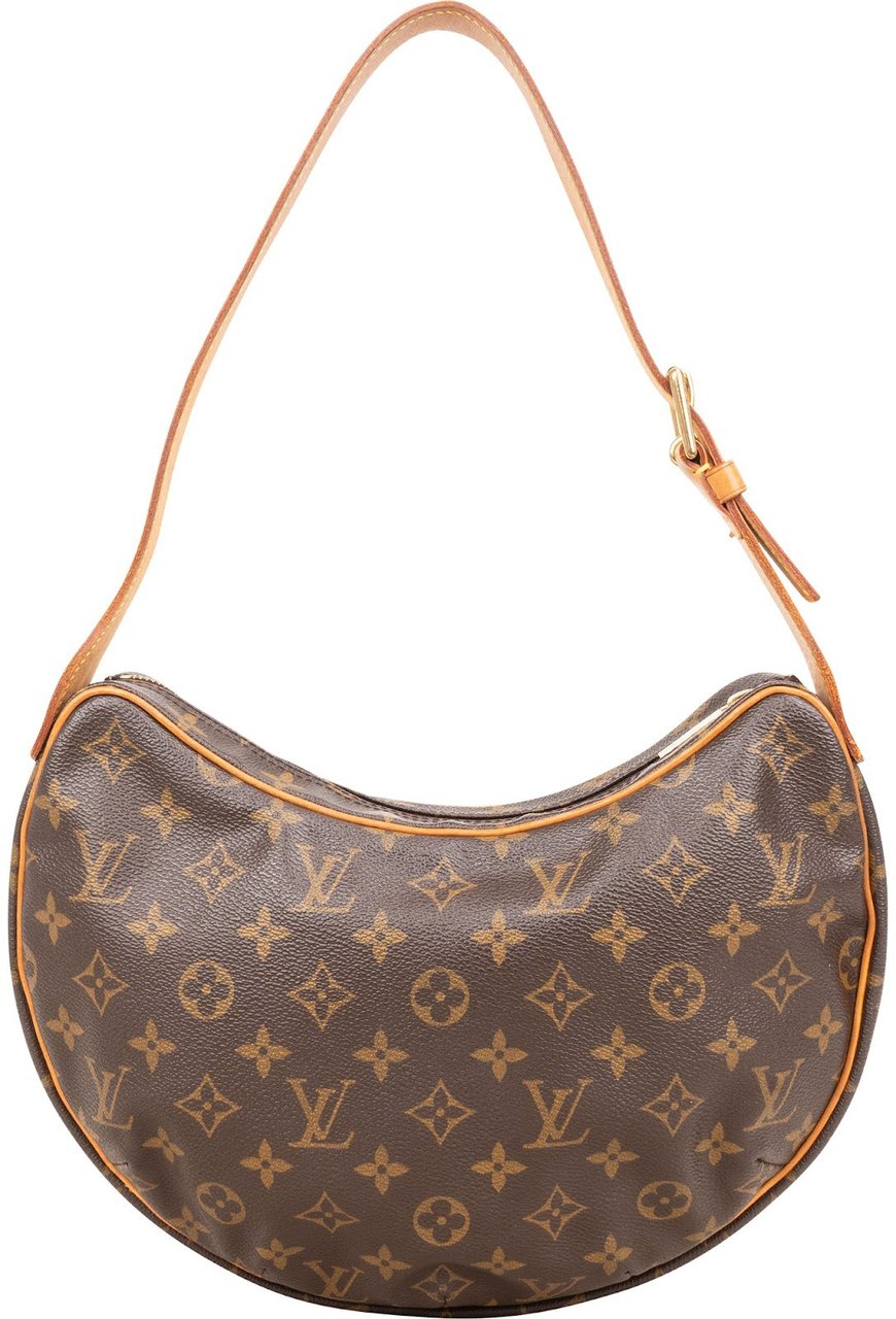 Louis Vuitton Monogram Canvas Croissant MM Shoulder Bag Bruin