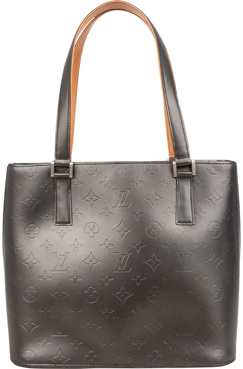 Louis Vuitton Monogram Mat Stockton Shoulder Bag Zwart
