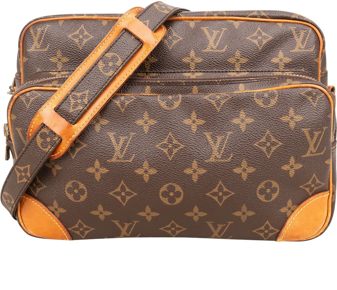 Louis Vuitton Monogram Canvas Nile Crossbody Bag Bruin