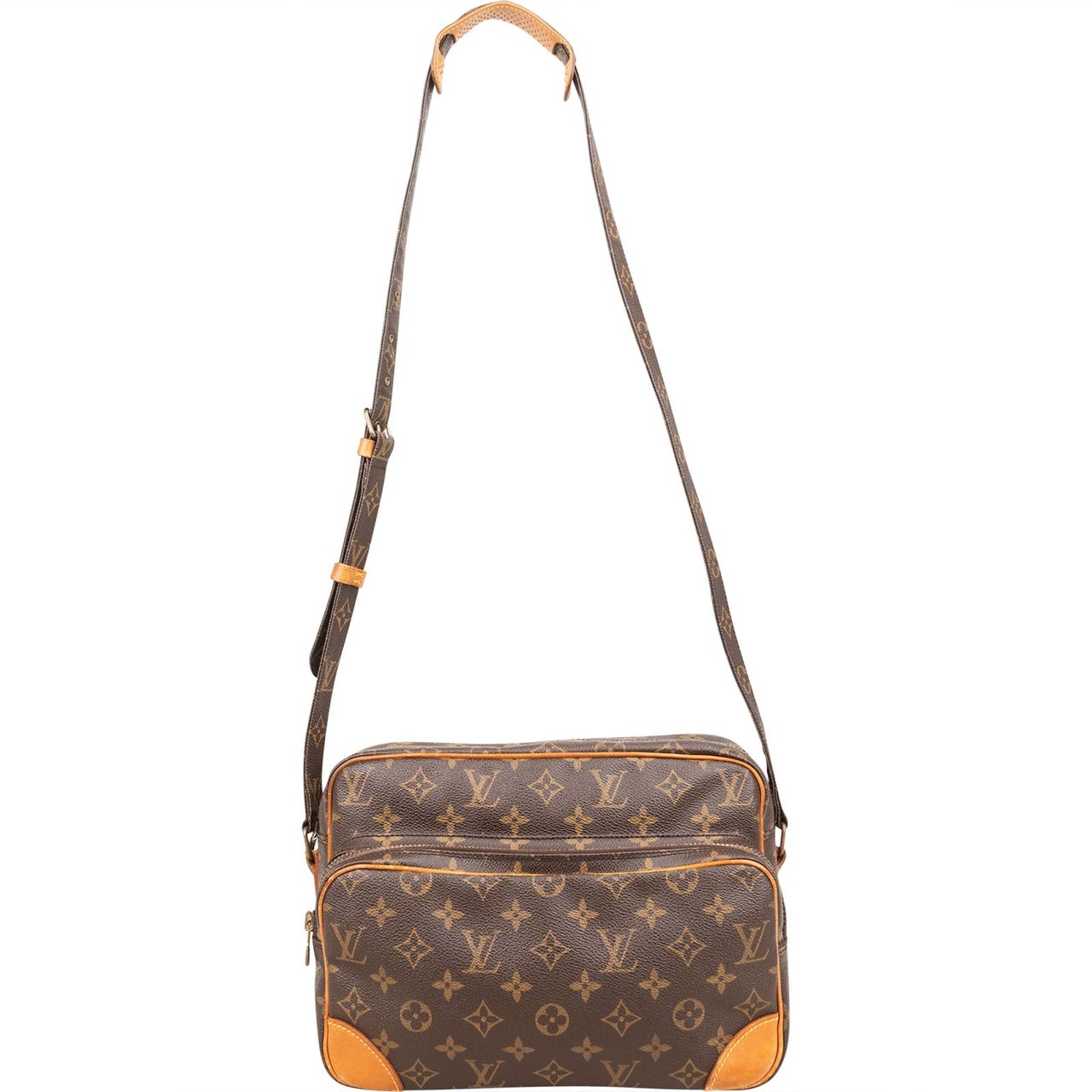 Louis Vuitton Monogram Canvas Nile Crossbody Bag Bruin