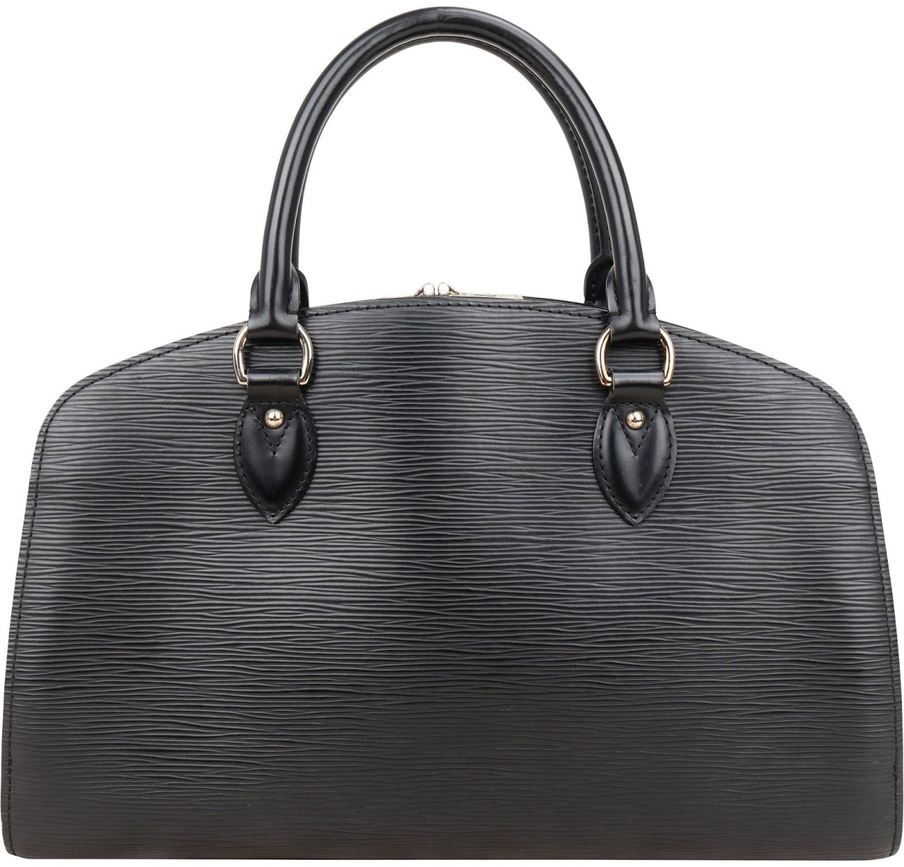 Louis Vuitton Noir Epi Leather Pont Neuf PM Handbag Zwart