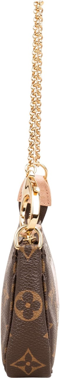 Louis Vuitton Monogram Canvas Ilustre 1 Rue Scribe Paris Mini Pochette Accessoires Handbag Bruin