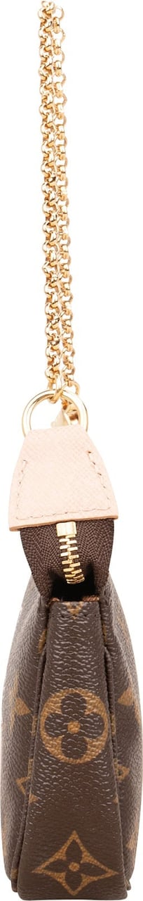Louis Vuitton Monogram Canvas Ilustre 1 Rue Scribe Paris Mini Pochette Accessoires Handbag Bruin