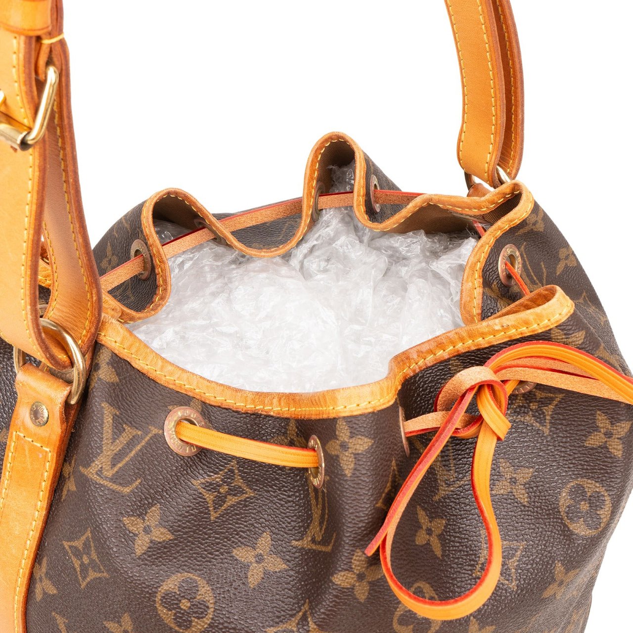 Louis Vuitton Monogram Canvas Sac Noé Petit Shoulder Bag Bruin