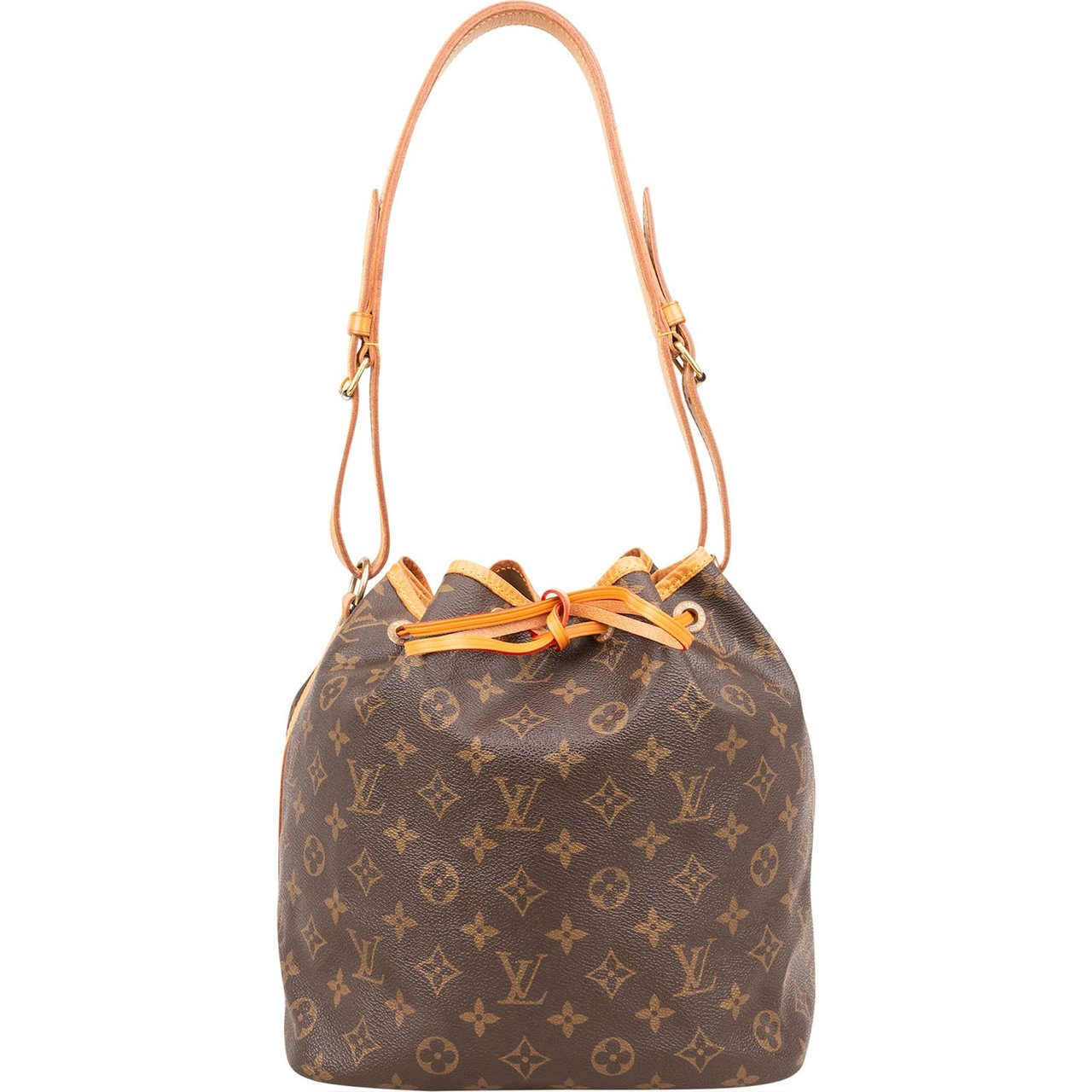 Louis Vuitton Monogram Canvas Sac Noé Petit Shoulder Bag Bruin