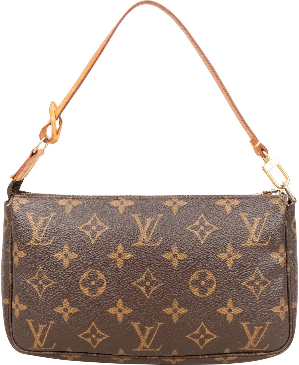 Louis Vuitton Monogram Canvas Pochette Accessoires Handbag Bruin