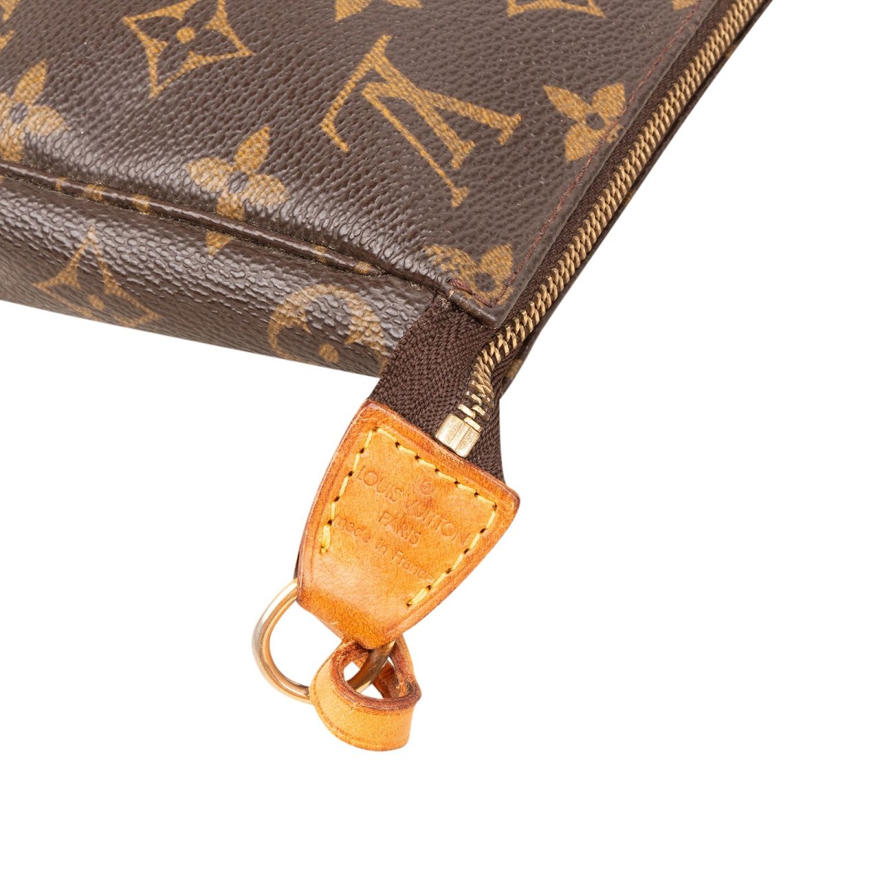 Louis Vuitton Monogram Canvas Pochette Accessoires Handbag Bruin