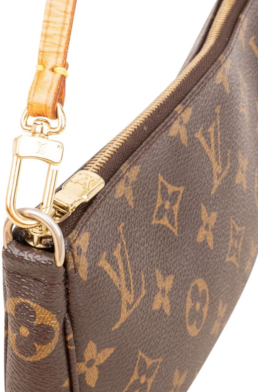 Louis Vuitton Monogram Canvas Pochette Accessoires Handbag Bruin