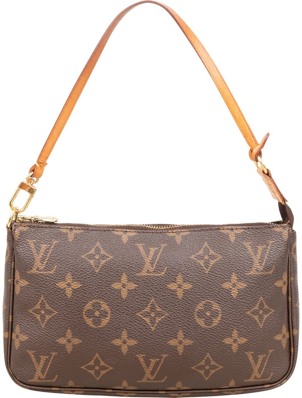 Louis Vuitton Monogram Canvas Pochette Accessoires Handbag Bruin