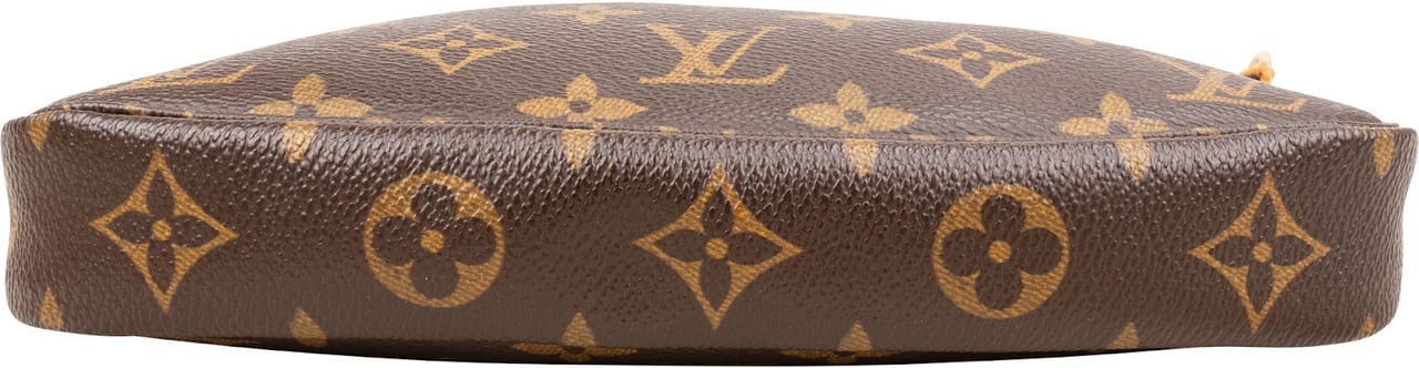 Louis Vuitton Monogram Canvas Pochette Accessoires Handbag Bruin