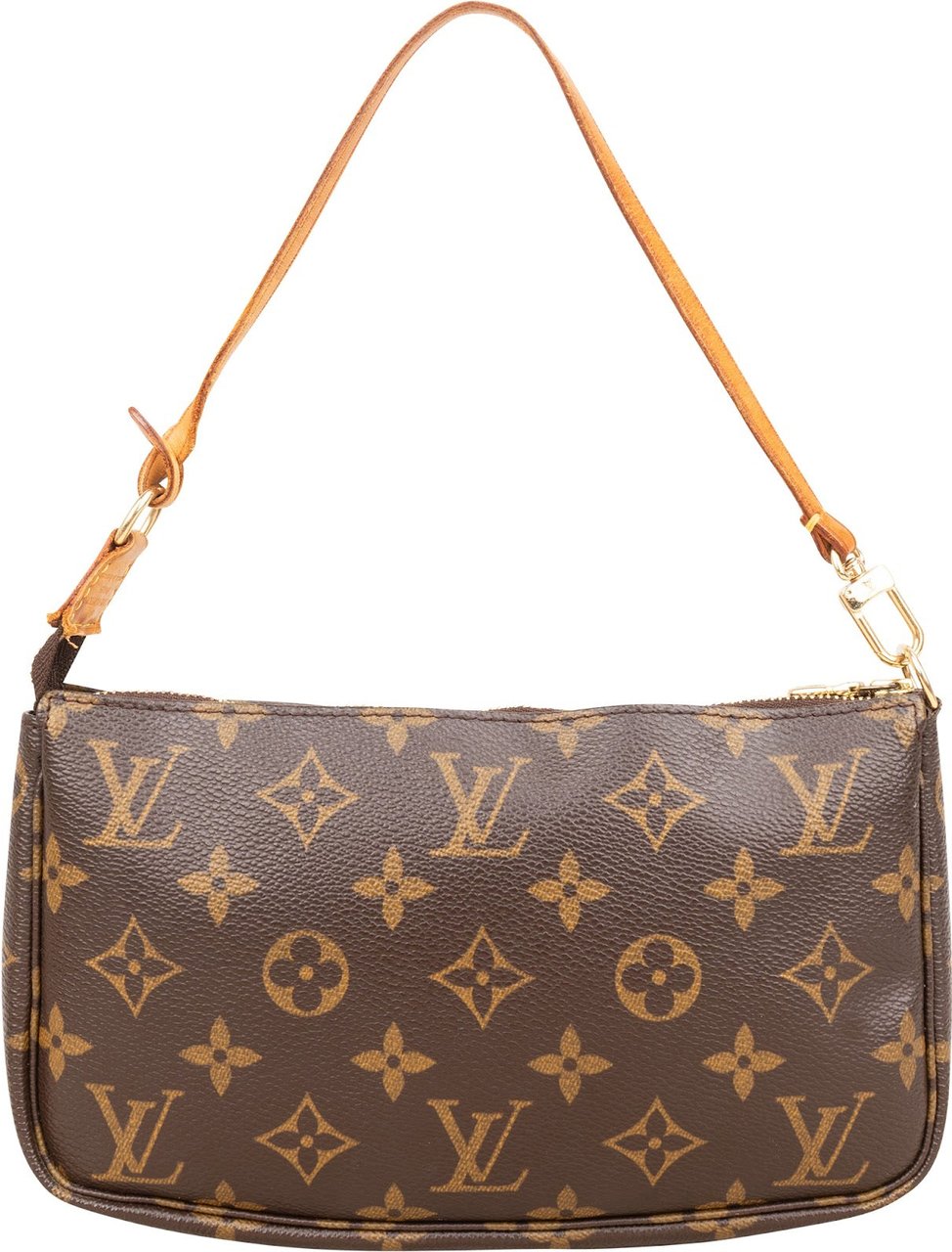Louis Vuitton Monogram Canvas Pochette Accessoires Handbag Bruin