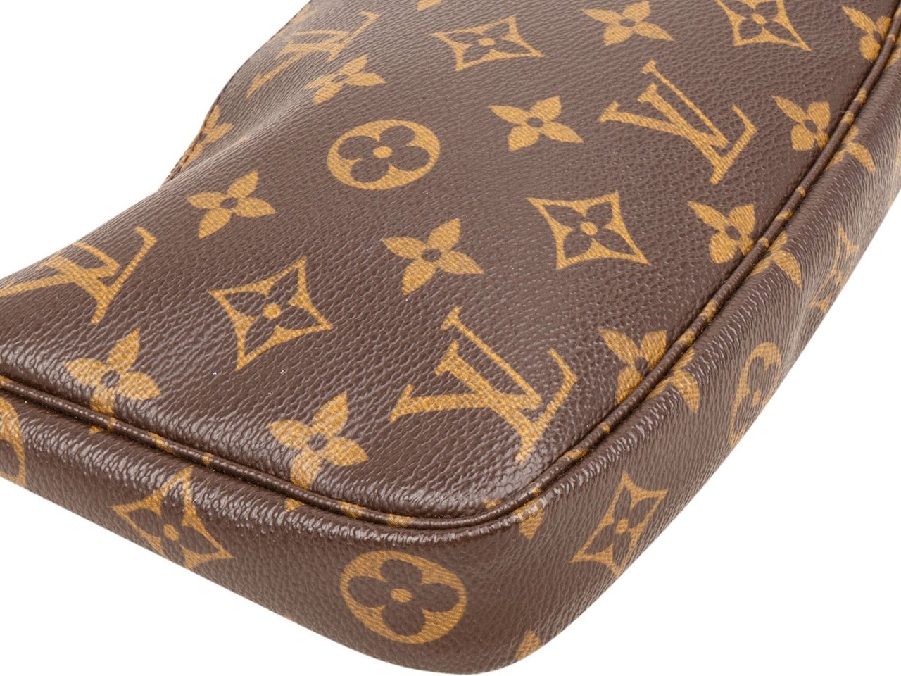 Louis Vuitton Monogram Canvas Pochette Accessoires Handbag Bruin