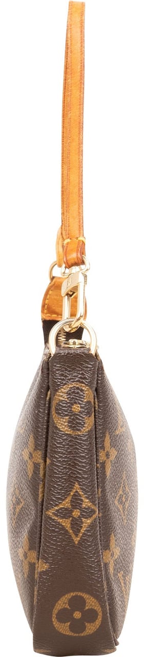 Louis Vuitton Monogram Canvas Pochette Accessoires Handbag Bruin