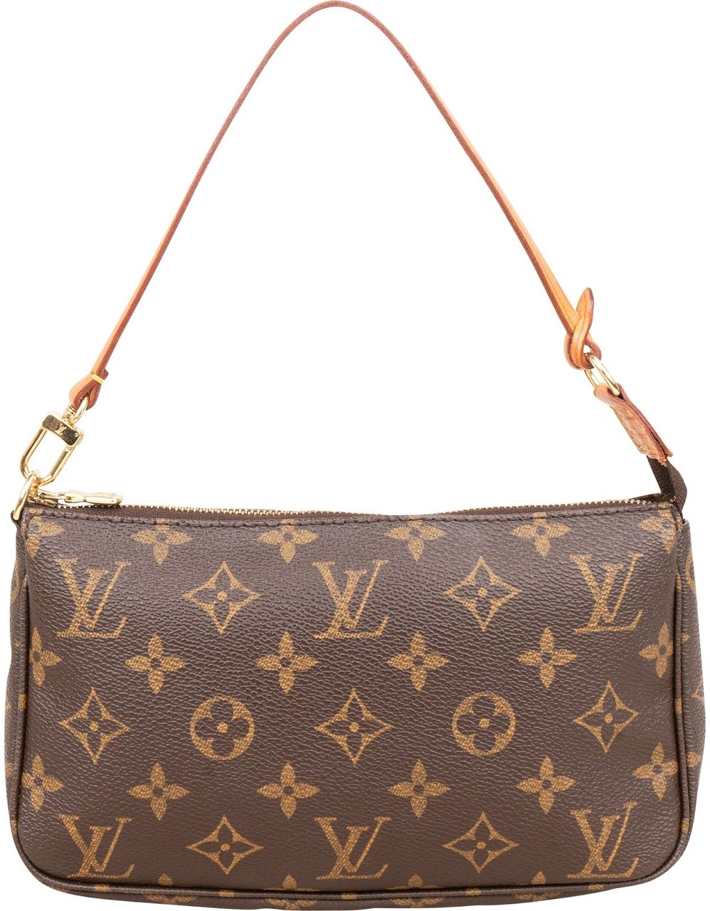 Louis Vuitton Monogram Canvas Pochette Accessoires Handbag Bruin
