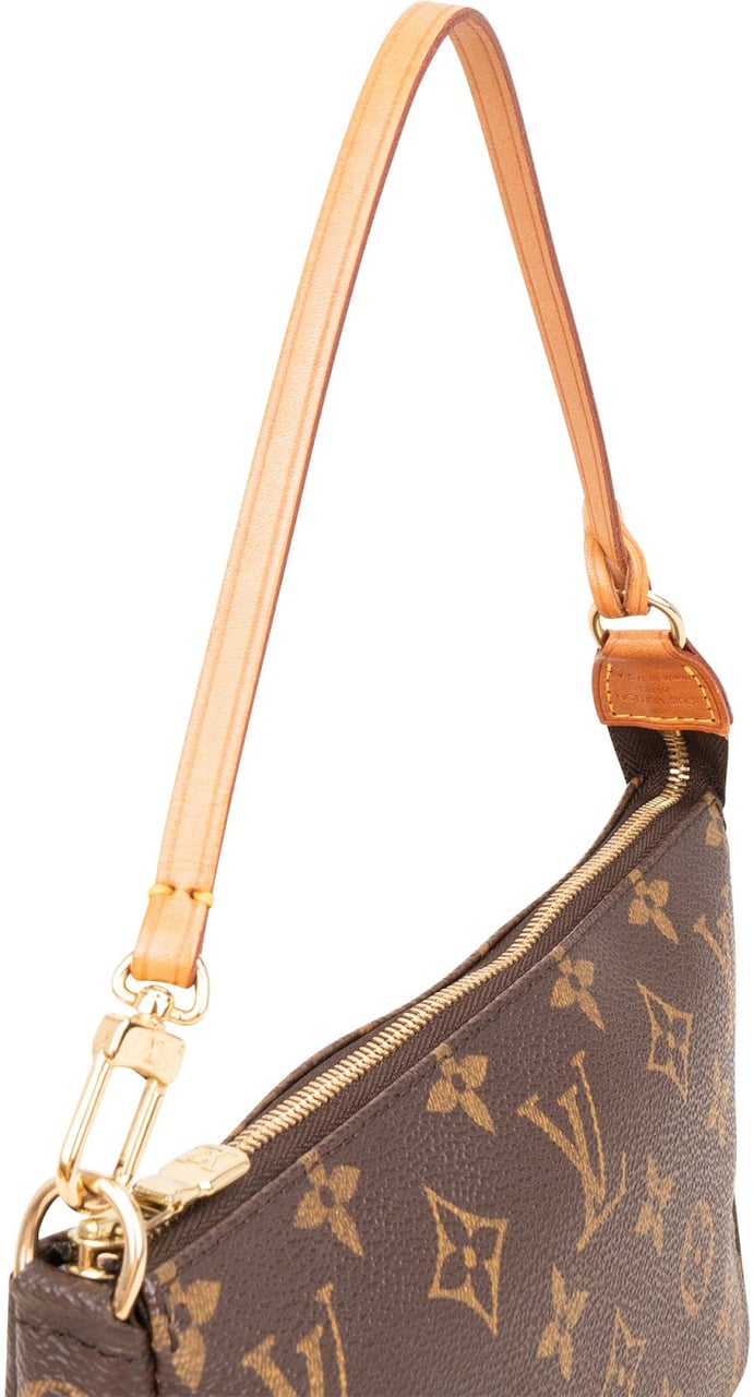 Louis Vuitton Monogram Canvas Pochette Accessoires Handbag Bruin