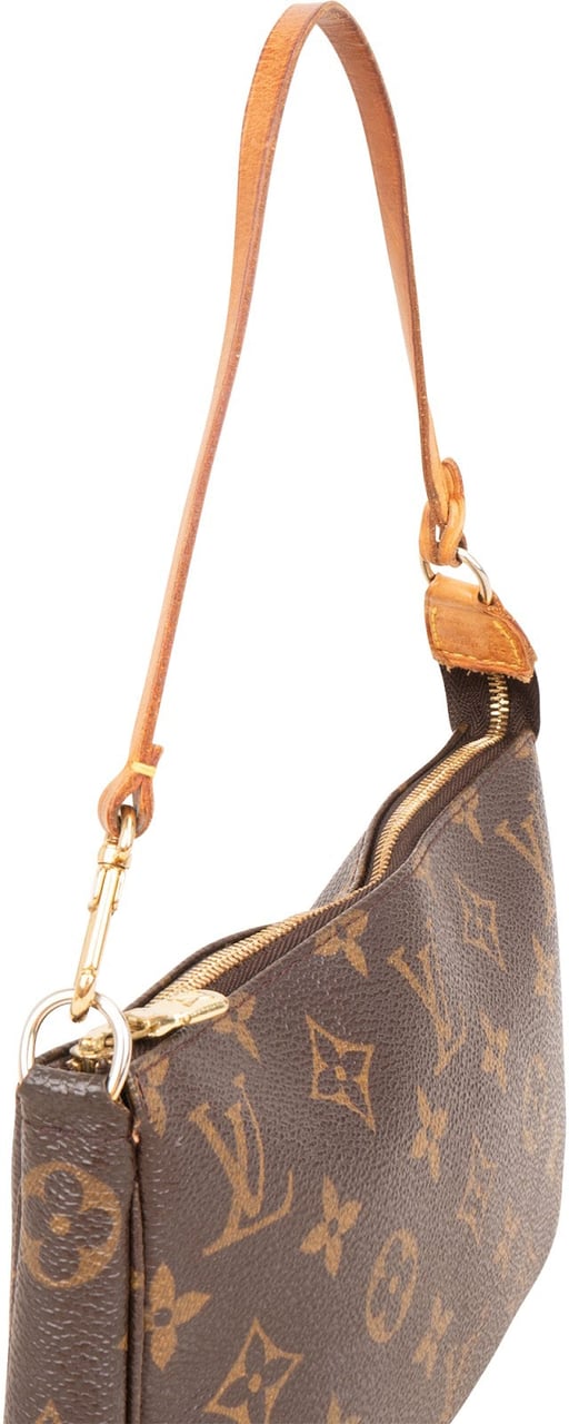 Louis Vuitton Monogram Canvas Pochette Accessoires Handbag Bruin